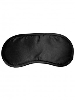 Чёрная маска на глаза Satin Blindfold, Sportsheets
