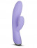 Фиолетовый вибратор с клиторальной стимуляцией Cecilia - 18,7 см., Blush Novelties