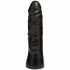 Насадка-фаллоимитатор для страпон-систем Vac-U-Lock CodeBlack 7 Inch Thin Dong - 18,3 см., Doc Johnson