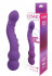 Фиолетовый изогнутый двусторонний стимулятор Cosmo - 18 см., Bior toys