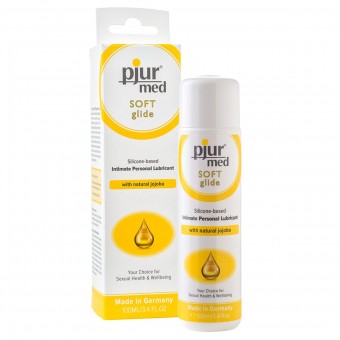 Силиконовый лубрикант с жожоба pjur MED Soft glide - 100 мл., Pjur