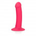Розовый перезаряжаемый фаллоимитатор Luxe Touch-Sensitive Vibrator - 16,5 см., California Exotic Novelties