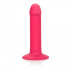 Розовый перезаряжаемый фаллоимитатор Luxe Touch-Sensitive Vibrator - 16,5 см., California Exotic Novelties