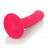 Розовый перезаряжаемый фаллоимитатор Luxe Touch-Sensitive Vibrator - 16,5 см., California Exotic Novelties
