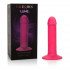 Розовый перезаряжаемый фаллоимитатор Luxe Touch-Sensitive Vibrator - 16,5 см., California Exotic Novelties