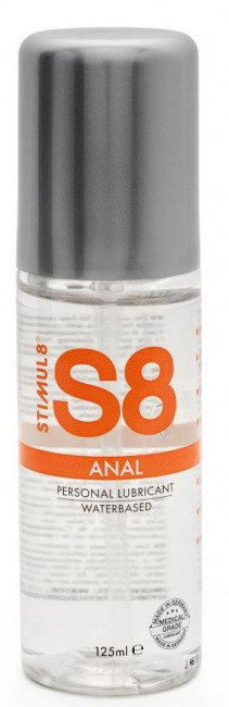 Анальная смазка на водной основе S8 Anal Lube - 125 мл., Stimul8