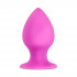Розовая анальная пробка Luxe Rump Rimmer Small - 7,6 см., Blush Novelties
