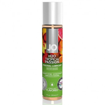 Смазка с ароматом тропических фруктов JO Flavored Tropical Passion - 30 мл., System JO