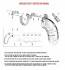 Мужской пояс верности №5 Transparent 5.5 Inch - 14 см., Shots Media BV