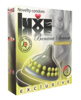 Презерватив LUXE  Exclusive "Кричащий банан" - 1 шт., Luxe