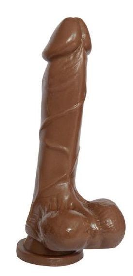 Коричневый фаллоимитатор 9 Inch Super Whopper Dong - 24 см. Коричневый фаллоимитатор 9 Inch Super Whopper Dong - 24 см.