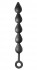 Чёрная анальная цепочка Black Edition Anal Super Beads - 40 см., Lola toys