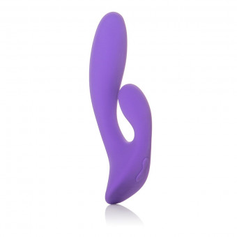 Двойной фиолетовый вибратор Silhouette S15 - 20 см., California Exotic Novelties