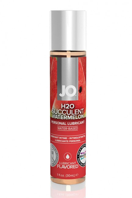 Лубрикант с ароматом арбуза JO Flavored Watermelon - 30 мл., System JO