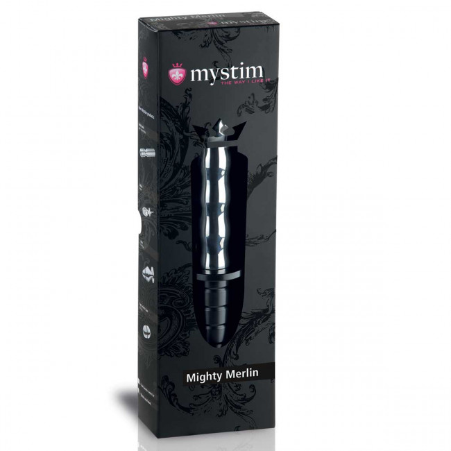 Стимулятор вагины и ануса Mystim Mighty Merlin - 25 см., MyStim
