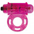 Розовое эрекционное виброкольцо VIBRATING COCK RING STAY TUNED, Toyz4lovers