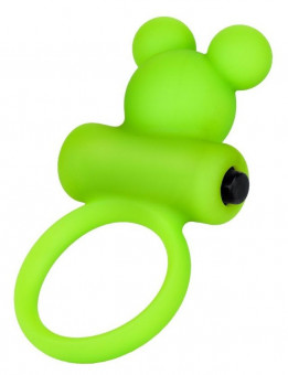 Зеленое виброкольцо на пенис A-Toys Зеленое виброкольцо на пенис A-Toys