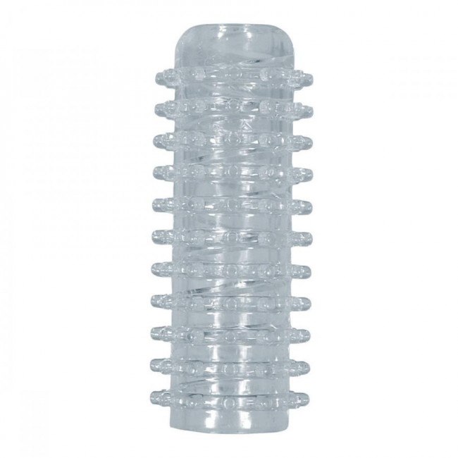 Прозрачный мастурбатор для мужчин Power Stroker Clear, Toy Joy