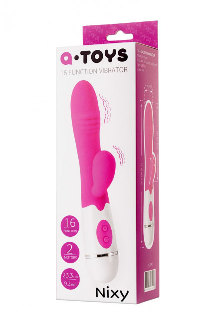 Розовый вибратор A-Toys Nixy - 23 см., A-toys Розовый вибратор A-Toys Nixy - 23 см., A-toys