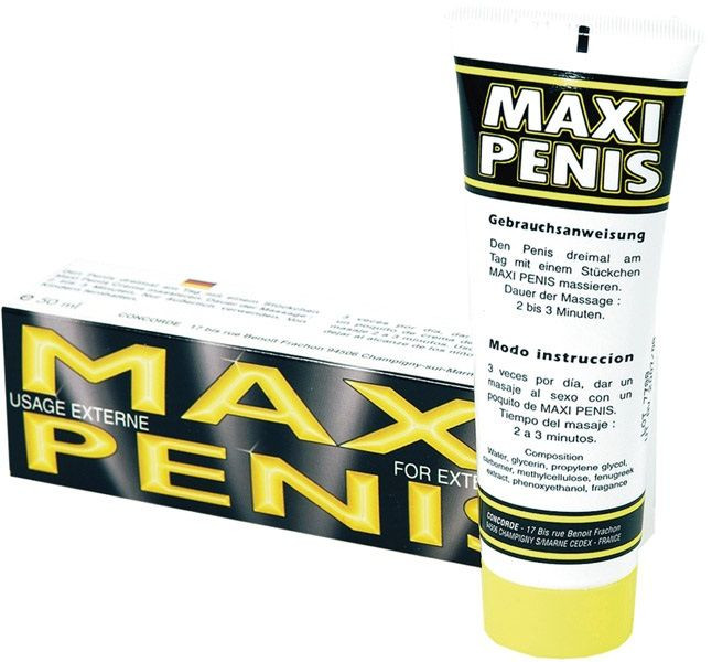 Крем для увеличения члена Maxi Penis - 50 мл., Lubrix