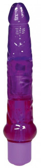 Фиолетовый гелевый анальный вибратор Jelly Anal - 17,5 см., Orion