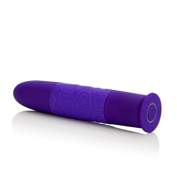 Фиолетовый мини-вибратор Posh с 10 функциями - 9,5 см., California Exotic Novelties