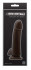 Коричневый гладкий фаллоимитатор на присоске с мошонкой Smooth 4 Inch Dildo - 14,6 см. , NS Novelties