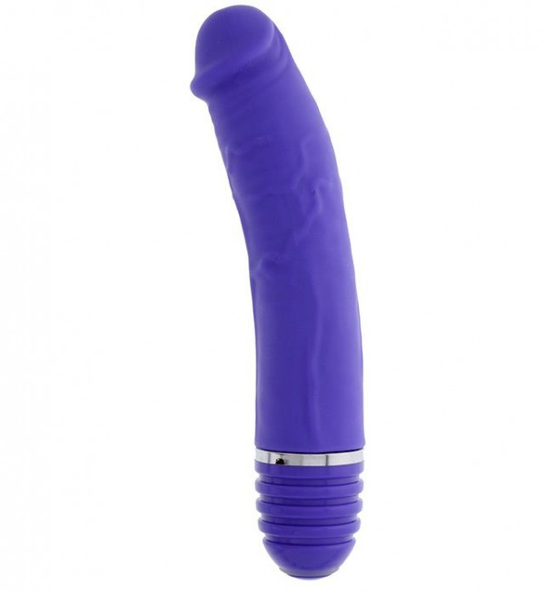 Фиолетовый вибратор-реалистик PURRFECT SILICONE VIBRATOR 6INCH PURPLE, Dream Toys Фиолетовый вибратор-реалистик PURRFECT SILICONE VIBRATOR 6INCH PURPLE, Dream Toys