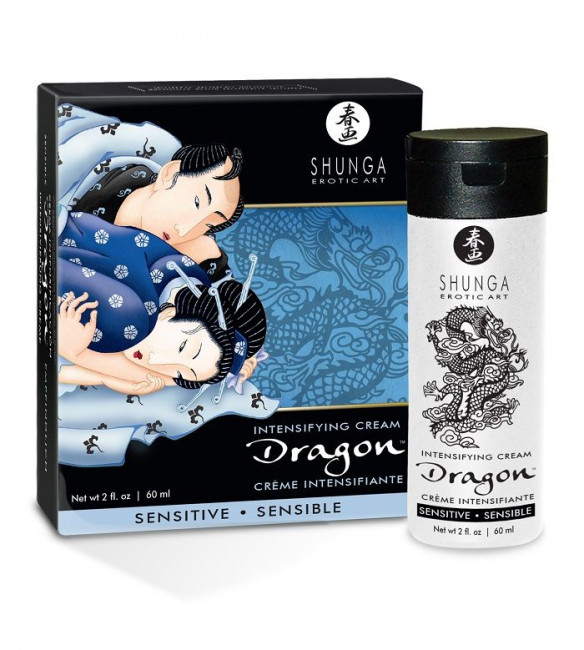 Интимный мужской крем SHUNGA DRAGON SENSITIVE - 60 мл., Shunga