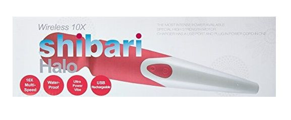 Розовый жезловый вибромассажер Halo Wireless Multi-speed, Shibari