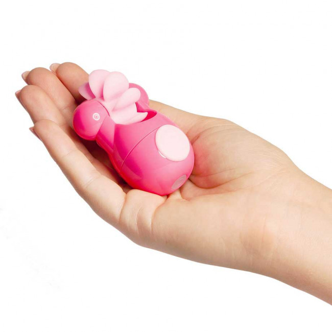 Розовый клиторальный стимулятор Sqweel Go Pink, Sqweel