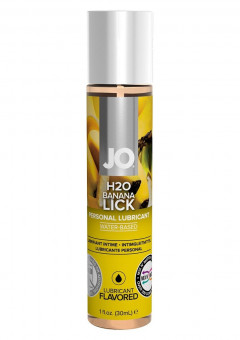 Смазка с ароматом банана JO Flavored Banana Lick - 30 мл., System JO