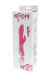 Розовый ротатор NAGHI NO.21 RECHARGEABLE DUO VIBRATOR с клиторальным отростком, Tonga