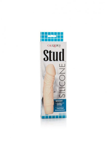 Телесный вибратор-реалистик Silicone Stud Woody - 16,5 см., California Exotic Novelties Телесный вибратор-реалистик Silicone Stud Woody - 16,5 см., California Exotic Novelties