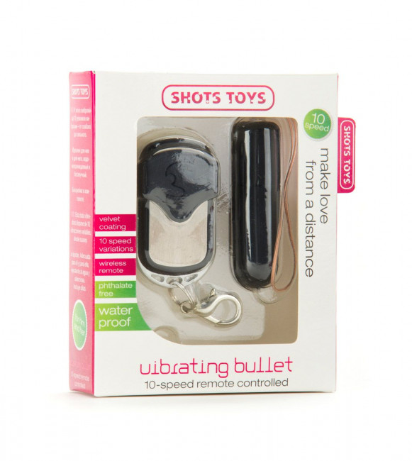 Черная вибропуля Remote Vibrating Bullet с пультом ДУ Черная вибропуля Remote Vibrating Bullet с пультом ДУ