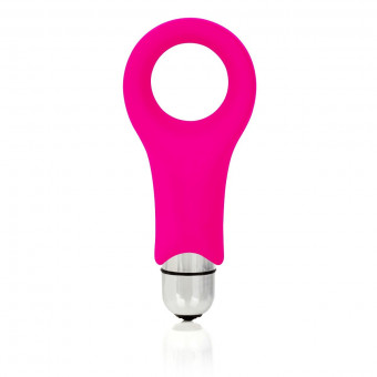 Розовое виброкольцо Embrace Couples Ring , California Exotic Novelties