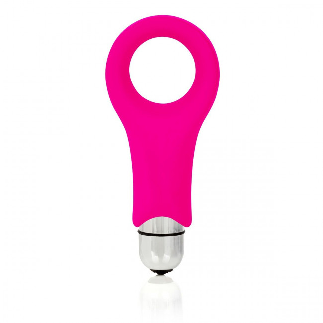 Розовое виброкольцо Embrace Couples Ring , California Exotic Novelties