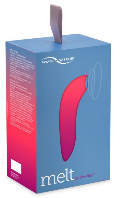 Розовый вакуум-волновой стимулятор клитора We-Vibe Melt, We-vibe