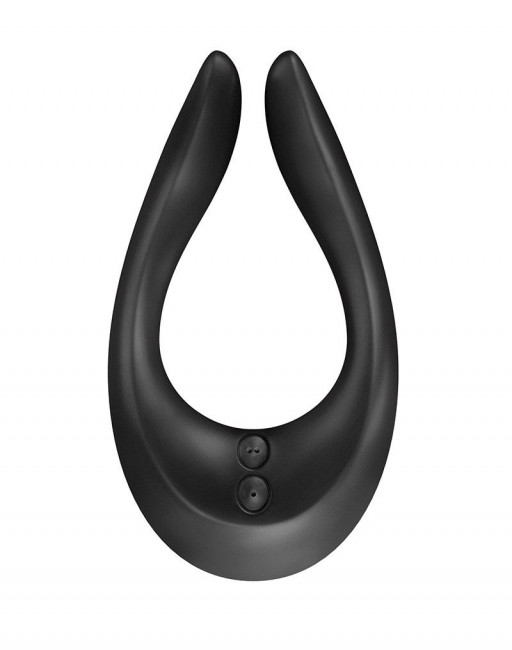 Чёрный многофункциональный стимулятор для пар Satisfyer Partner Multifun 2, Satisfyer
