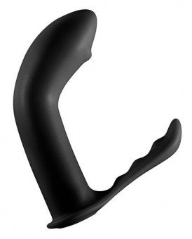 Чёрный стимулятор простаты PROSTATE PLUG - 12,5 см., Dream Toys