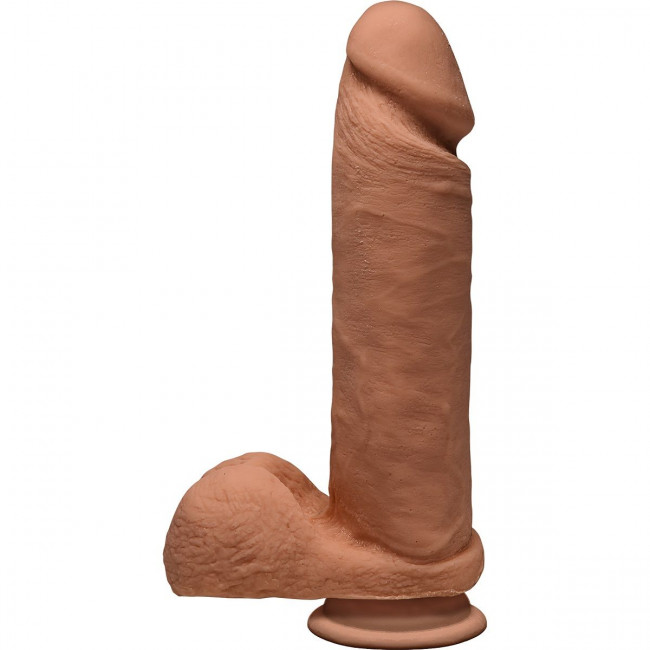 Фаллоимитатор-мулат The D Perfect D 8" Caramel - 20,3 см., Doc Johnson