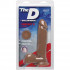 Фаллоимитатор-мулат The D Perfect D 8" Caramel - 20,3 см., Doc Johnson