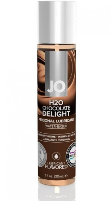 Ароматизированный лубрикант JO Flavored Chocolate Delight - 30 мл., System JO