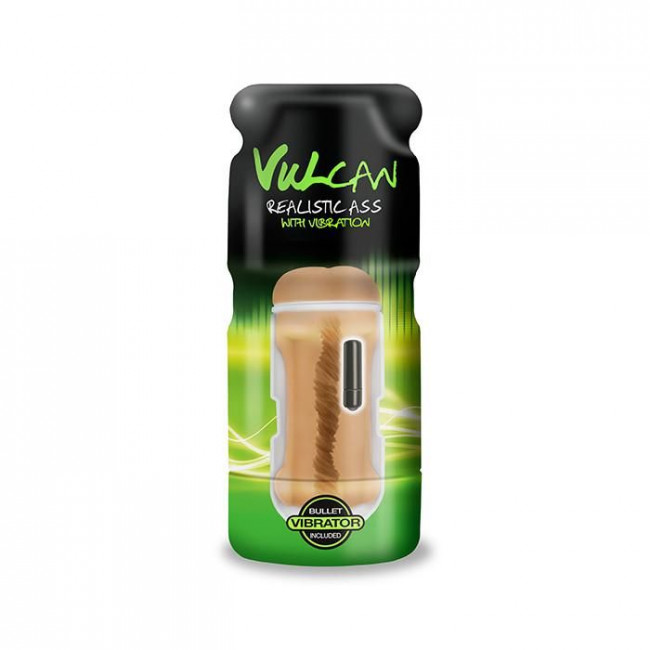 Мастурбатор-анус мулатки CyberSkin Vulcan Realistic Ass with Vibration, Topco Sales