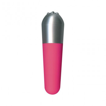 Розовый мини-вибратор Funky Vibrette - 11 см., Toy Joy
