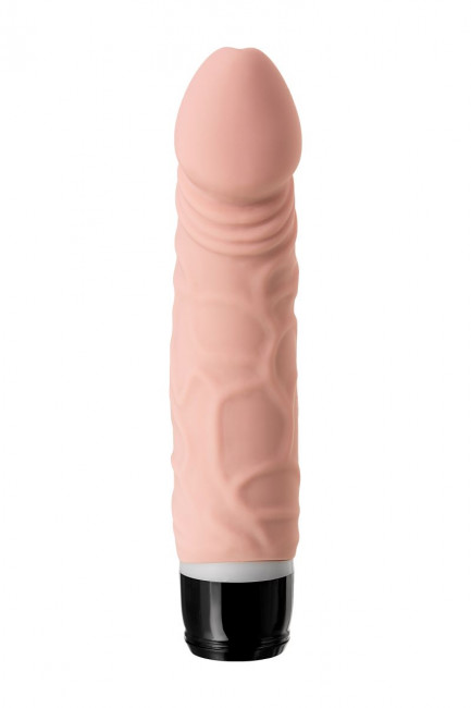 Реалистичный телесный вибратор A-Toys - 19,3 см., A-toys