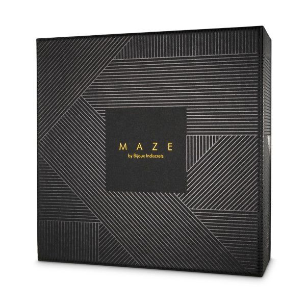 Чёрные наручники с петлёй MAZE T-RESTRAINTS, Bijoux Indiscrets