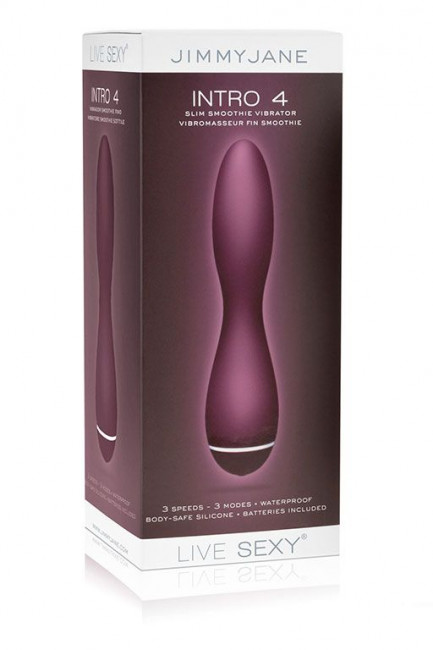 Фиолетовый вибромассажер Intro 4 Purple - 18 см., JimmyJane Фиолетовый вибромассажер Intro 4 Purple - 18 см., JimmyJane