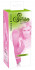 Розовый вибратор Smile Bunny с клиторальным зайчиком - 15 см., Orion