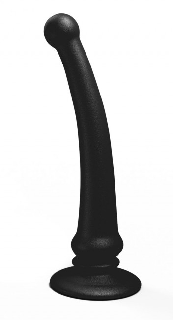 Чёрный анальный стимулятор Rapier Plug - 15 см., Lola toys